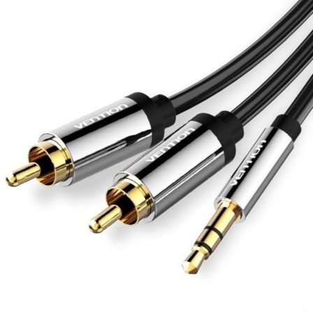 Vention Estéreo Bcfbj/ Jack 3.5 Macho - 2x Rca Macho/ 5m Negro