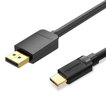 Vention Conversor Cgybh/ USB Tipo-C Macho Negro – DisplayPort