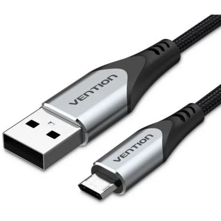 Vention USB 2.0 Cochd/ USB Macho - MicroUSB Macho/ 480Mbps/ 50cm Negro