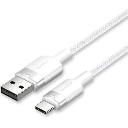 Vention USB 2.0 Tipo-C Ctnwf/ USB Tipo-C Macho - USB Macho/ Hasta 60W/ 480Mbps/ 1m Blanco