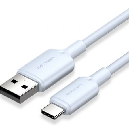 Vention USB 2.0 Tipo-C Ctqlh/ USB Tipo-C Macho - USB Macho/ Hasta 60W/ 480Mbps/ 2m Azul
