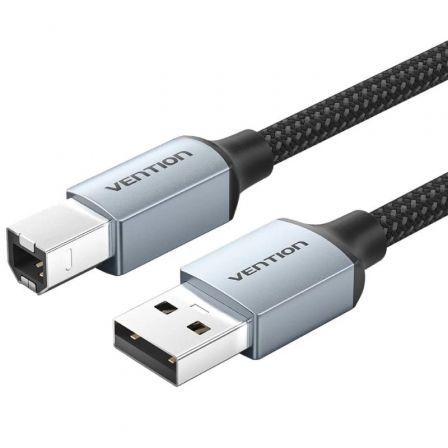 Vention Cable USB 2.0 Ctthg/ USB Tipo-B Macho - USB Macho/ 480Mbps/ 1.5m Gris