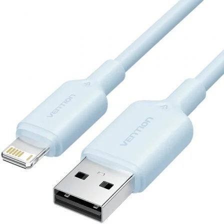 Vention USB 2.0 Lightning Lamsf/ USB Macho - Lightning Macho/ 480Mbps/ 1m Azul