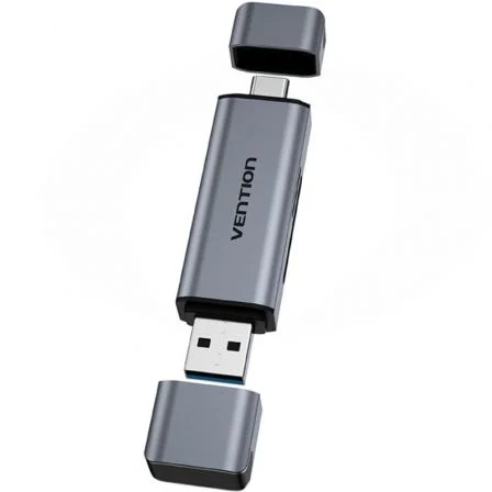 Vention Lector de Tarjetas Externo CLLH0/ USB 3.0/ USB Tipo-C