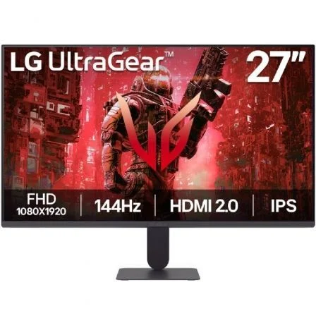 Monitor Gaming LG UltraGear G4 27G411A-B 27"/ Full HD/ 1ms/ 144Hz Negro – IPS / Full HD