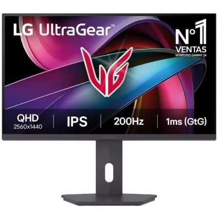 Monitor Gaming LG UltraGear 27G610A-B 27"/ QHD/ 1ms/ 200Hz/ IPS/ Regulable en altura/ Negro