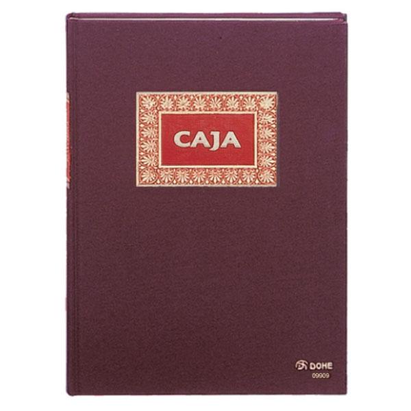 Dohe Libro de caja forrado tela 100h numeradas folio