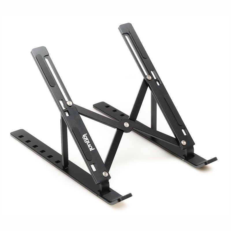 iggual Soporte elevador plegable 17 negro