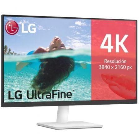 Monitor Profesional LG UltraFine 27US500-W 27"/ 4K/ Multimedia/ Blanco