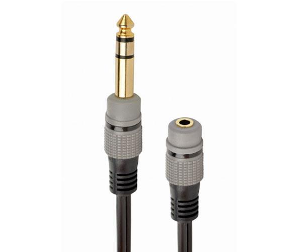 Cablexpert Audio Jack 6.3mm Macho a Jack 3.5mm Hembra / 0.2m / A-63m35f-0.2m
