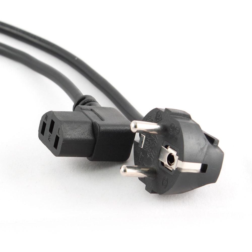 Cablexpert Cable alimentacion acodado CPU a red