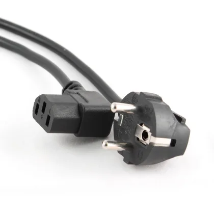 Cablexpert Cable alimentacion acodado CPU a red