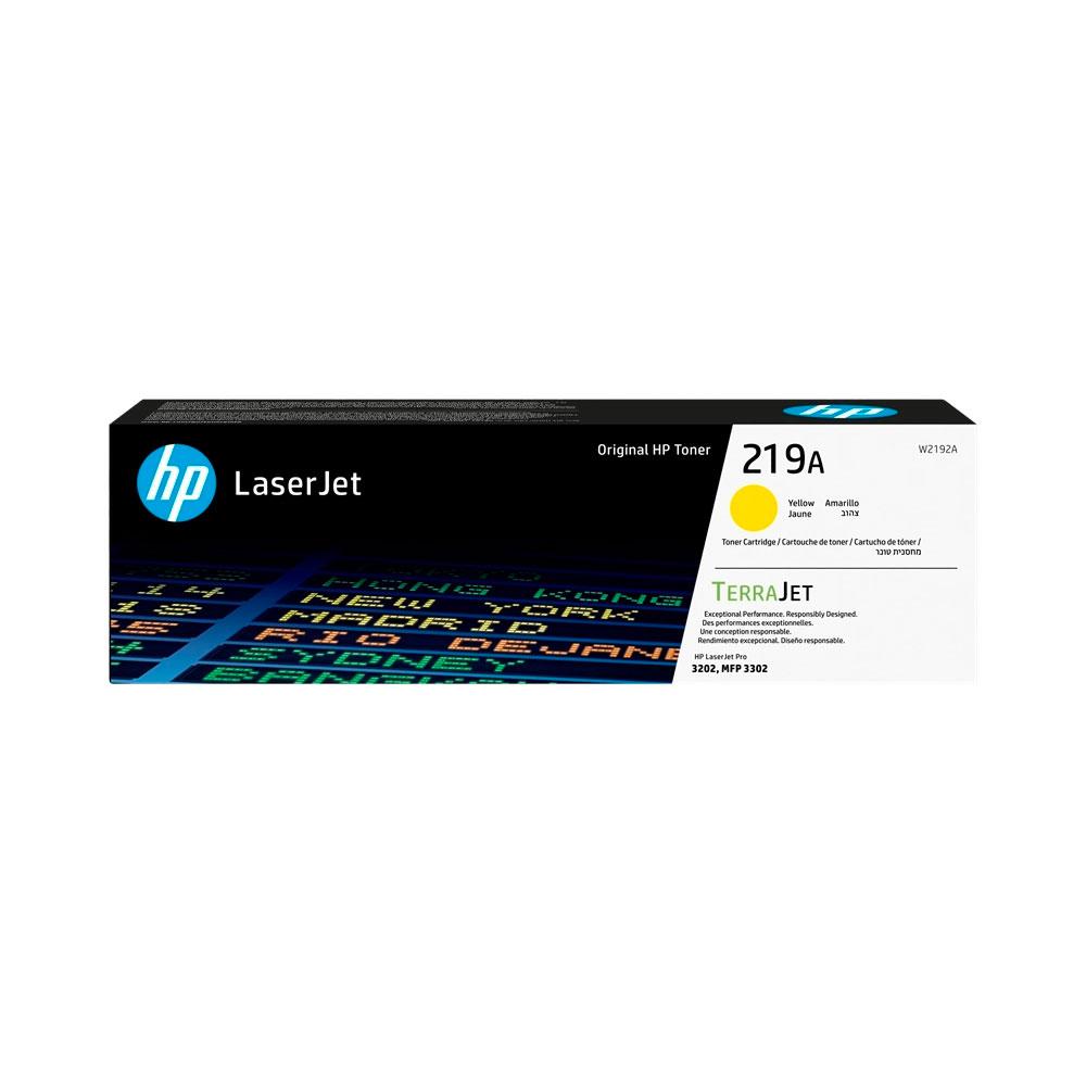 HP ÷ Cartucho de tóner original laserjet 219a amarillo