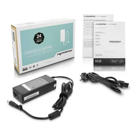 Movano Cargador compatible para HP 90W 19V 4.74A 7.4x5.0 mm