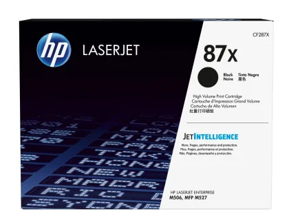 HP ÷ Tóner original cf287x negro
