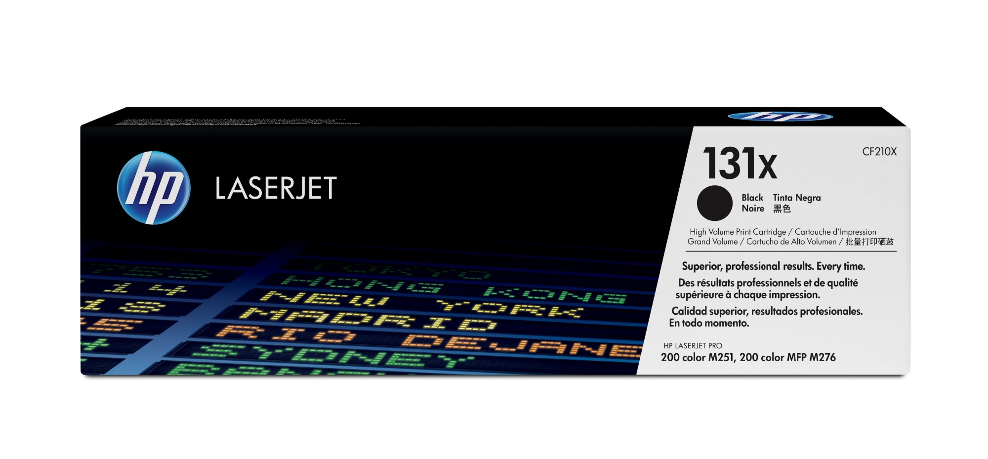 HP ÷ Tóner original cf210x negro