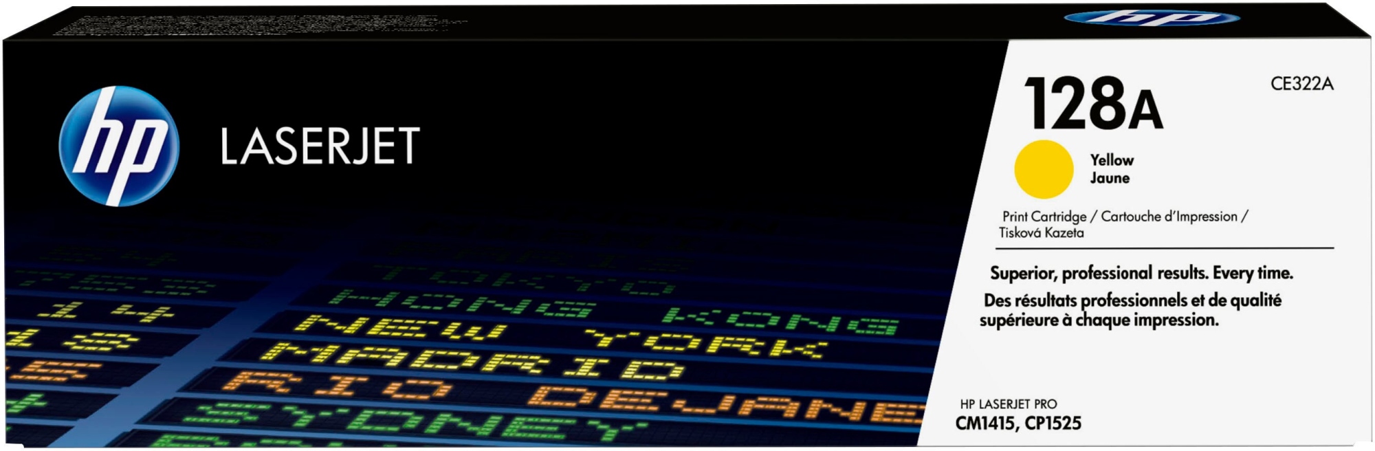 HP ÷ Tóner original ce322a amarillo