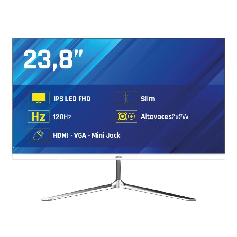 iggual 24" 1ms FHD 120Hz Mm blanco – IPS / FHD