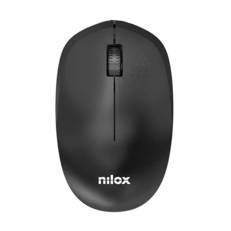 Nilox Wireless, 1000 Dpi, 3 botones Negro
