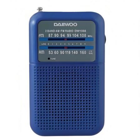 Radio Daewoo DW1008/ a Pilas Azul