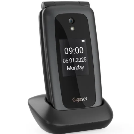 Teléfono Móvil Gigaset GL795 para Personas Mayores/ 4G/ Negro