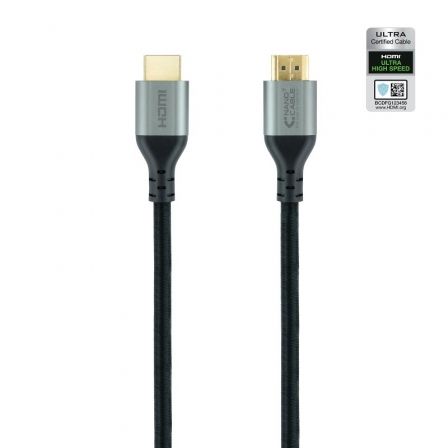 Cable 2.1 Nanocable 10.15.8102/ HDMI Macho - HDMI Macho/ 2m/ Certificado Negro – HDMI