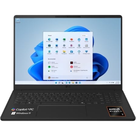 Portátil LG Gram 16U55U-G.AU75BN Ryzen AI 7 445/ 16GB/ 512GB SSD/ 16"/ Win11