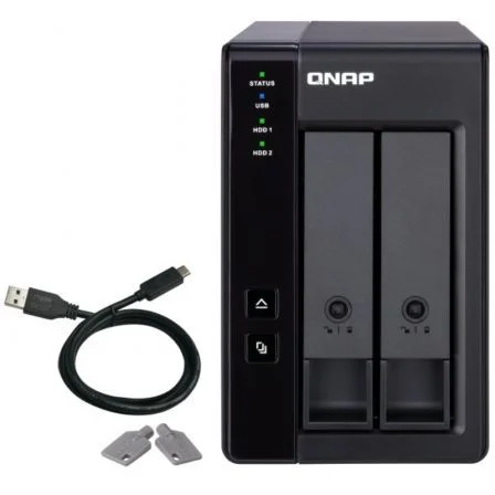 QNAP Das TR-002/ 2 Bahías 3.5"- 2.5"/ Formato Torre