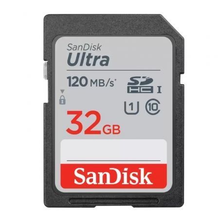 Sandisk Tarjeta de Memoria Ultra 32GB SD Hc Uhs-I - Sdxc/ Clase 10/ 120MBs
