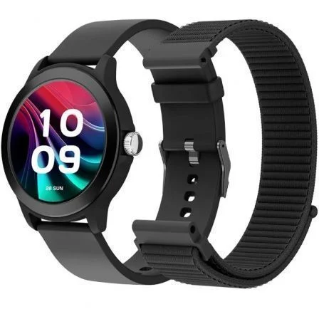SPC Smartwatch Smartee Duo Vivo 2 9655N/ Notificaciones/ Frecuencia Cardíaca Negro