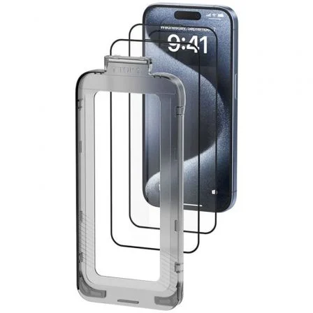 Vention Pack de 2 Protectores de Pantalla de Cristal Templado KUPTCB-20 para iPhone 16 Pro…