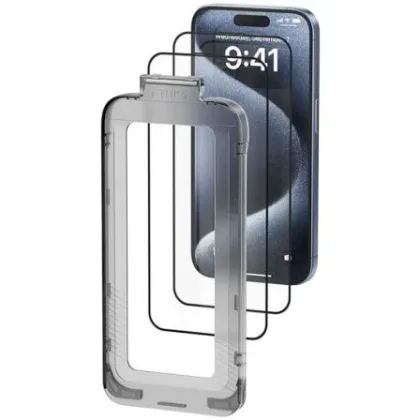 Vention Pack de 2 Protectores de Pantalla de Cristal Templado KUPTCB-20 para iPhone 16 Pro…
