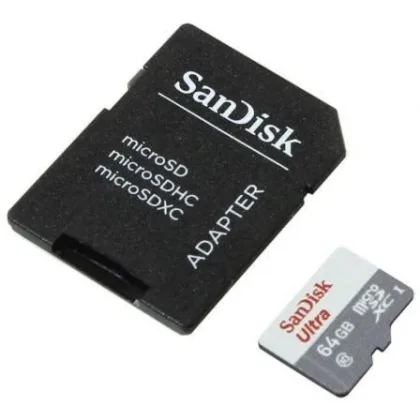 Sandisk Tarjeta de Memoria Ultra 64GB MICROSD Xc con / Clase 10/ 100MB/s