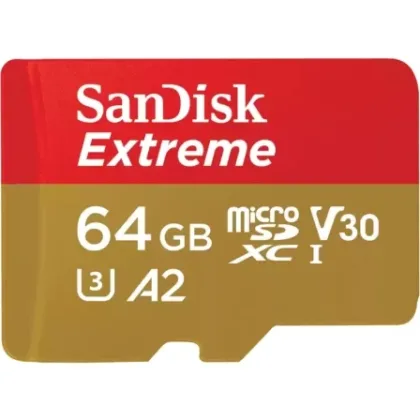 Sandisk Tarjeta de Memoria Extreme 64GB MICROSD Xc Uhs-I con / Clase 10/ 170MBs