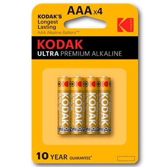 Kodak Blister pilas alcalina ultra aaa lr3 - blister 4 pilas