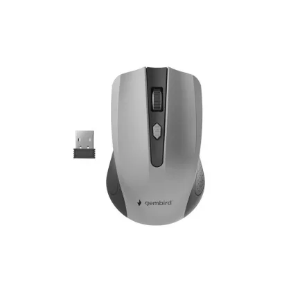 Gembird Óptico Inalámbr. 1600 Dpi Negro / Gris