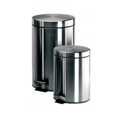 Pull Papelera acero inoxidable Bin con pedal 5l 28x20, 5cm diam
