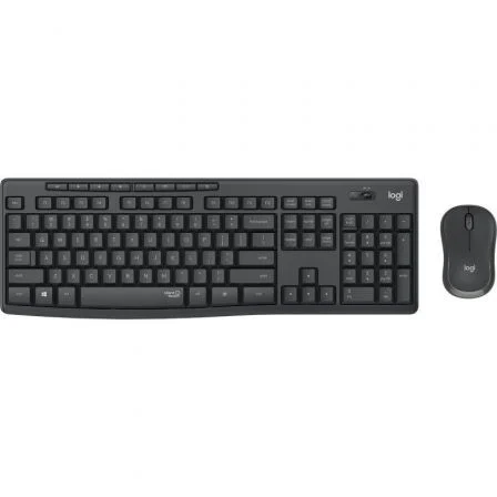 Logitech y Ratón Inalámbricos Silent Touch MK295 Grafito