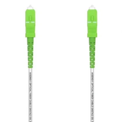 Cable de Fibra Óptica G657A2 3.0 Aisens A152-0502/ Lszh/ 40m Blanco