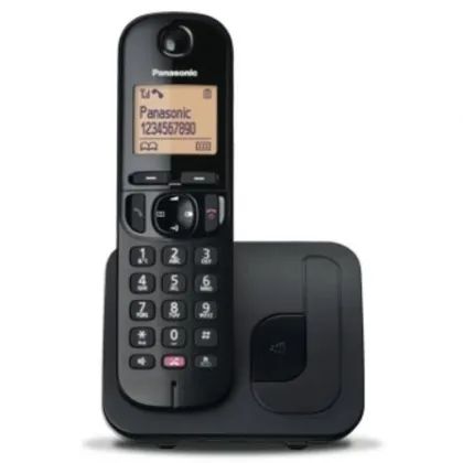 Teléfono Inalámbrico Panasonic KX-TGC250SPB Negro