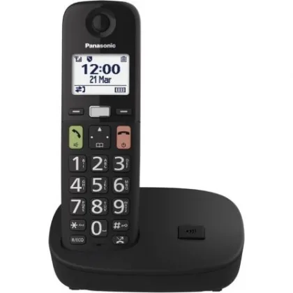 Teléfono Inalámbrico Panasonic KX-TGU110 Negro