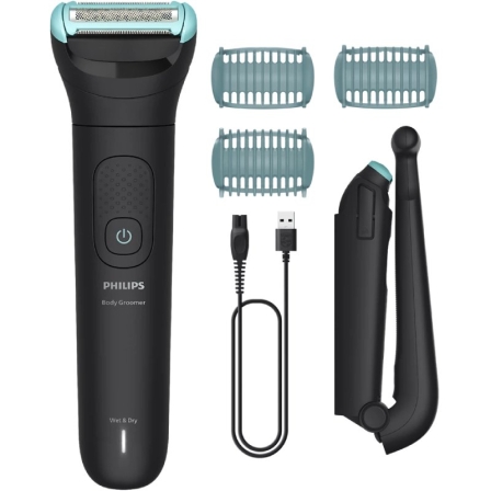 Philips Cortabarbas Beardtrimmer series 5000 BG5475/15/ con Batería/ 4 Accesorios
