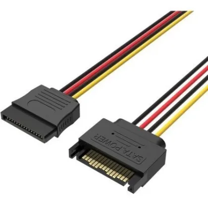 Vention Alimentación 15Pin Kdaby/ SATA Macho - SATA Hembra/ 30cm
