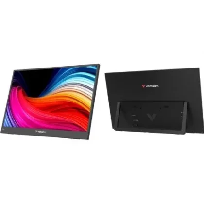 Monitor Verbatim Non-Touch Light 15.6"/ Full HD/ Multimedia Negro