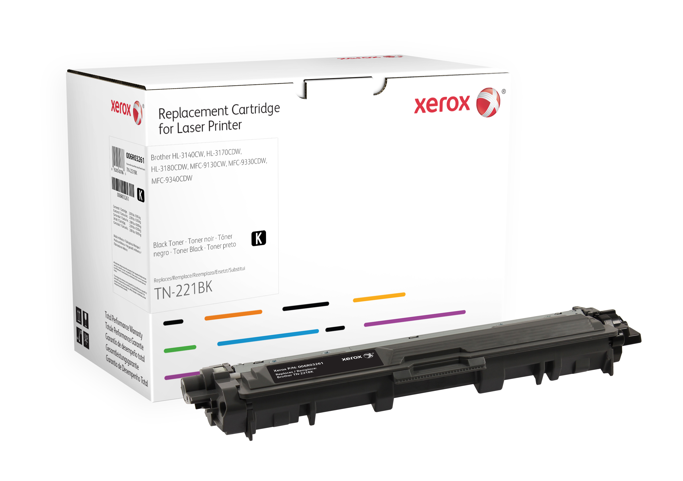 Xerox Everyday Remanufactured Toner para Brother TN241BK, Standard Capacity