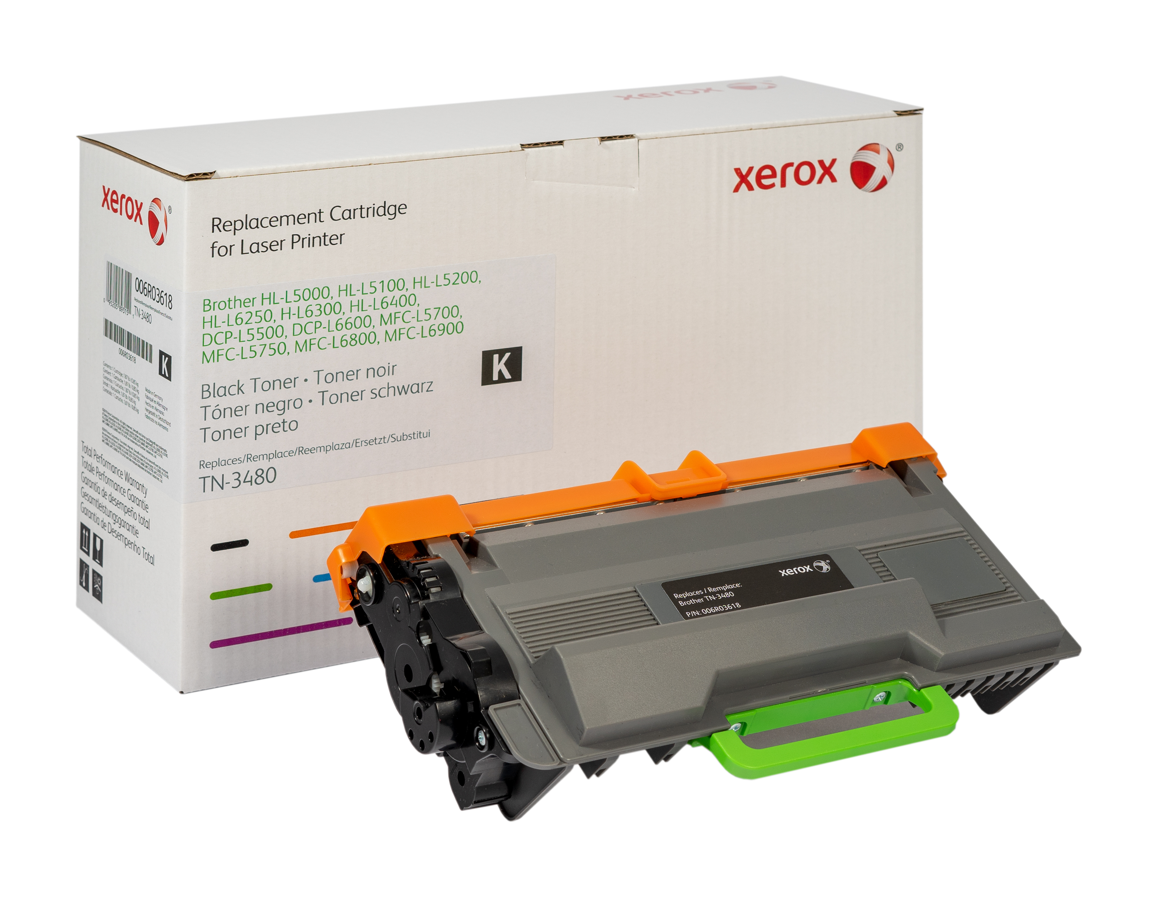 Xerox Everyday Remanufactured Toner para Brother TN3480, High Capacity