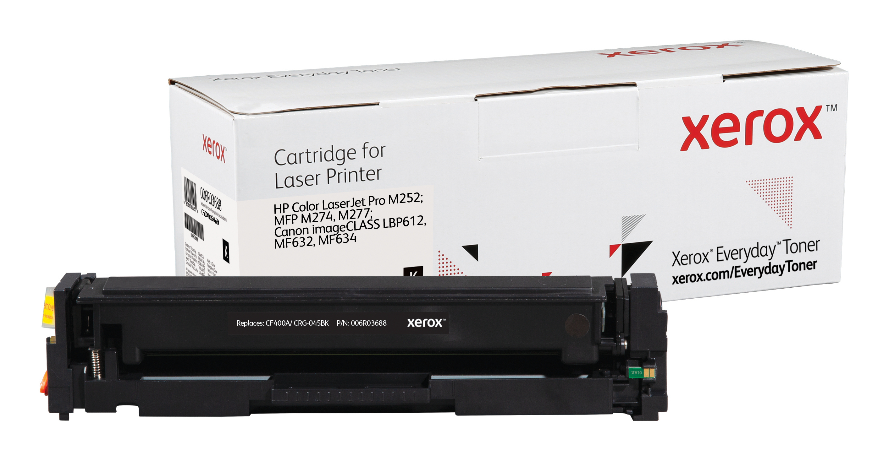 Xerox Everyday Toner para HP 201A Color LaserJet Pro M252. Mfp M274(CF400A CRG045BK) Negro