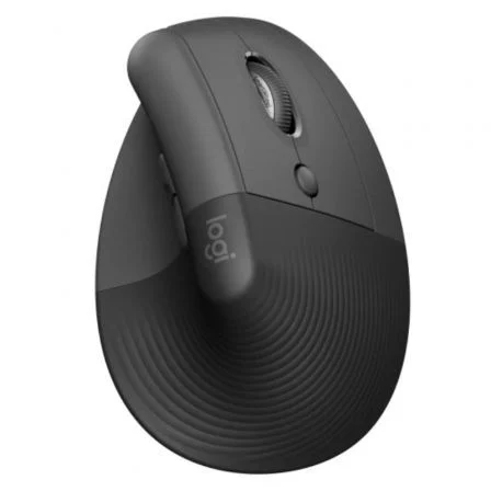 Logitech Vertical Inalámbrico Lift Vertical Ergonomic Mouse/ Hasta 4000 Dpi Grafito