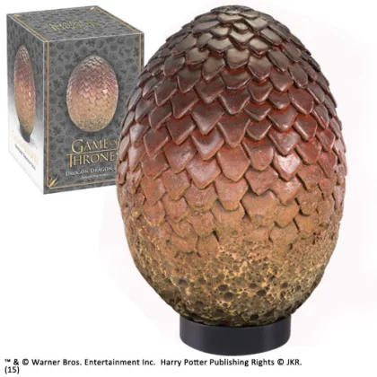 The noble collection Réplica juego de tronos huevo de dragon drogon 20.32 cm