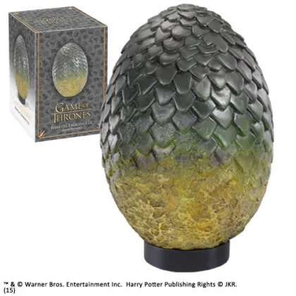 The noble collection Réplica juego de tronos huevo de dragon rhaegal 20.32 cm